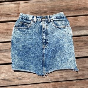 Vintage denim skirt